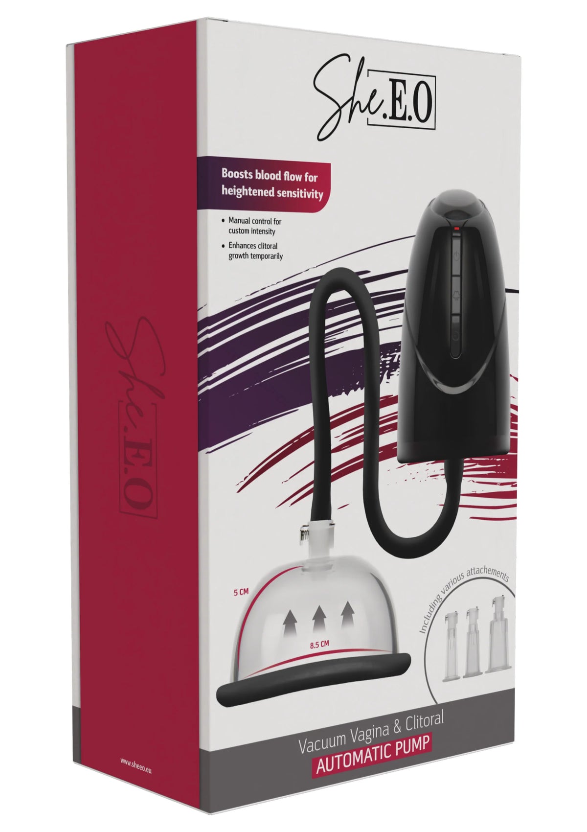 Bestel: Vacuum Vagina & Clitoral Automatic Pump by She.E.O. - bij Happytoys.nl, happytoys.be, Happytoys.ae: erotische sex webshop | liever Happy dan Easy âââââ