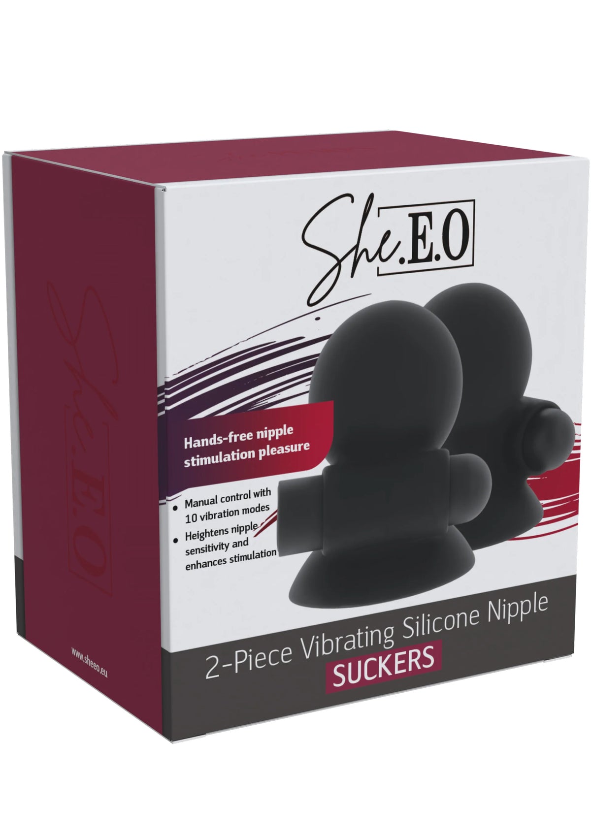 Bestel: Vibrating Nipple Suckers by She.E.O. - bij Happytoys.nl, happytoys.be, Happytoys.ae: erotische sex webshop | liever Happy dan Easy ⭐⭐⭐⭐⭐