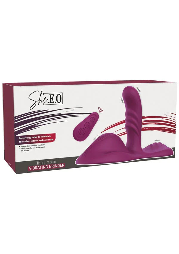 Bestel: Triple Motor Vibrating Grinder by She. E.O. - bij Happytoys.nl, happytoys.be, Happytoys.ae: erotische sex webshop | liever Happy dan Easy âââââ