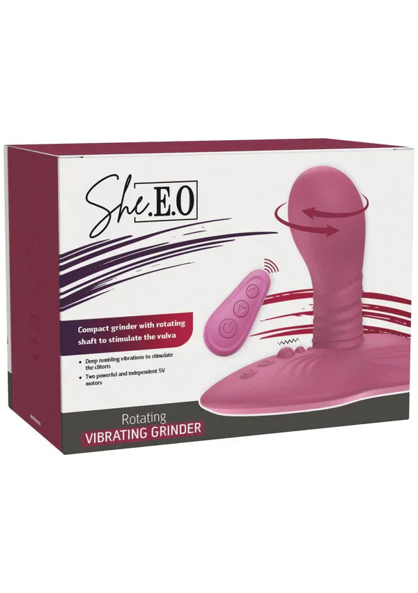 Bestel: Rotating Vibrating Grinder by She. E.O. - bij Happytoys.nl, happytoys.be, Happytoys.ae: erotische sex webshop | liever Happy dan Easy ⭐⭐⭐⭐⭐