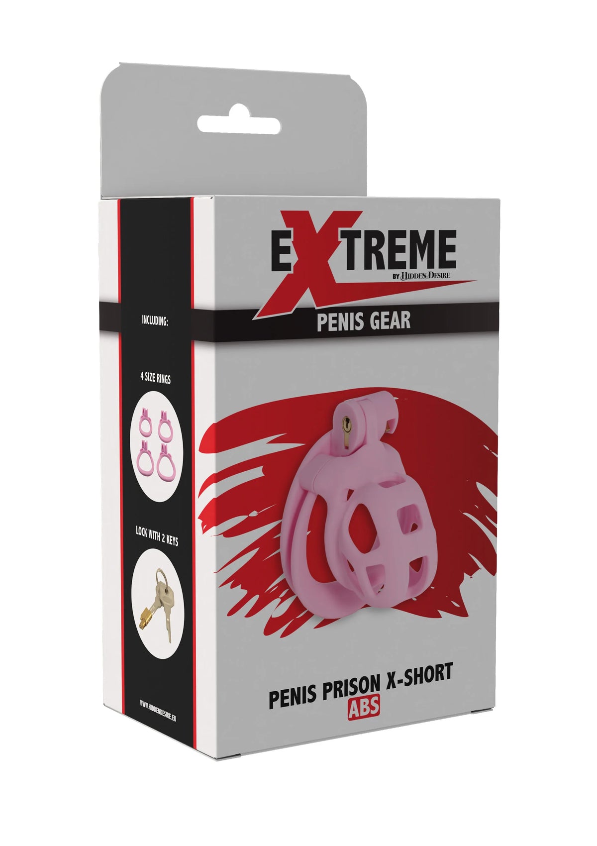 Bestel: Penis Prison Cock Cage X - Short by Hidden Desire - bij Happytoys.nl, happytoys.be, Happytoys.ae: erotische sex webshop | liever Happy dan Easy ⭐⭐⭐⭐⭐