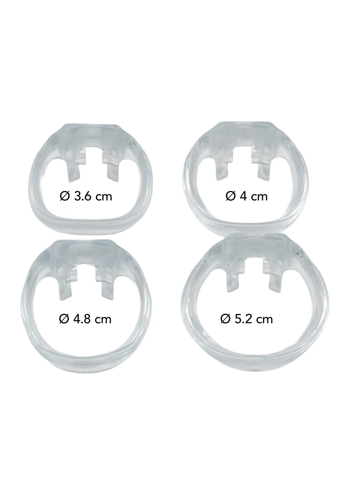 Bestel: Clear Control Cock Cage Regular by Hidden Desire - bij Happytoys: de erotische sex webshop | liever Happy dan Easy ⭐⭐⭐⭐⭐