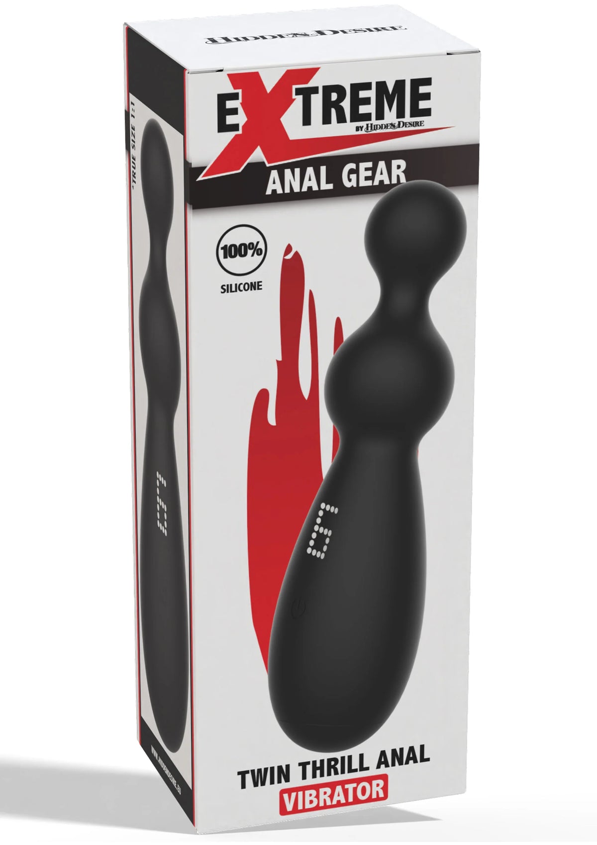 Bestel: Twin Thrill Anal Vibrator by Hidden Desire Extreme - bij Happytoys.nl, happytoys.be, Happytoys.ae: erotische sex webshop | liever Happy dan Easy ⭐⭐⭐⭐⭐
