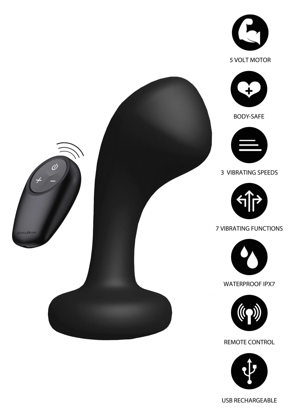 Bestel: Bullshead Power Anal Plug by Hidden Desire - bij Happytoys.nl, happytoys.be, Happytoys.ae: erotische sex webshop | liever Happy dan Easy âââââ