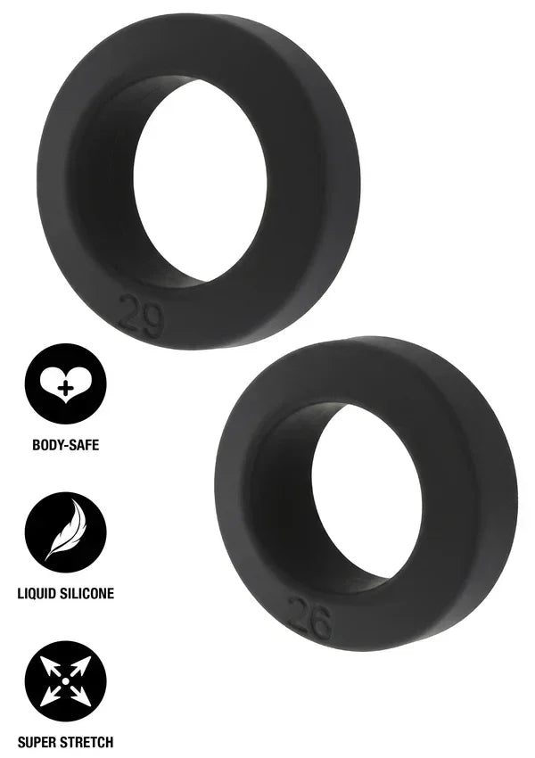 Bestel: Double Stackers C - Rings 2 Pcs Set by Hiden Desire - bij Happytoys.nl, happytoys.be, Happytoys.ae: erotische sex webshop | liever Happy dan Easy ⭐⭐⭐⭐⭐