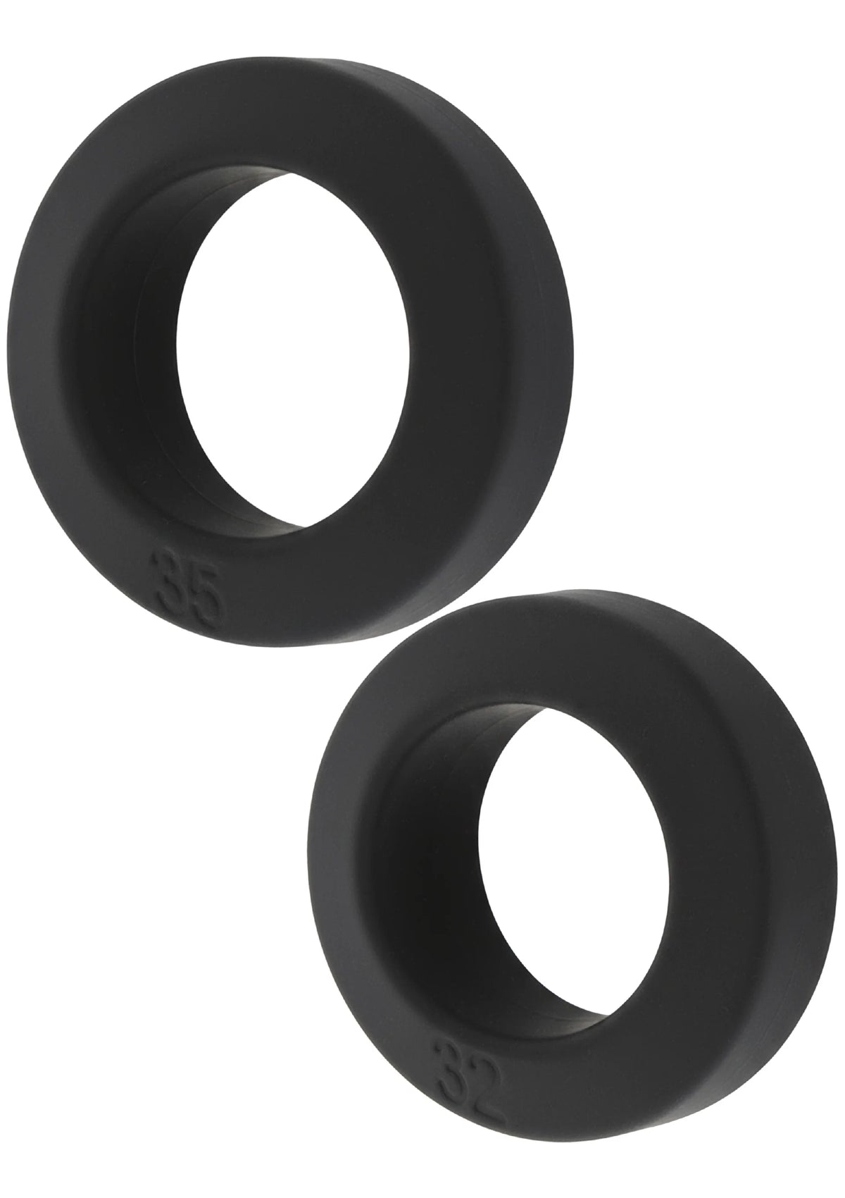 Bestel: Double Stackers C - Rings 2 Pcs Set by Hiden Desire - bij Happytoys.nl, happytoys.be, Happytoys.ae: erotische sex webshop | liever Happy dan Easy ⭐⭐⭐⭐⭐ - L - 20506 - BLACK - L