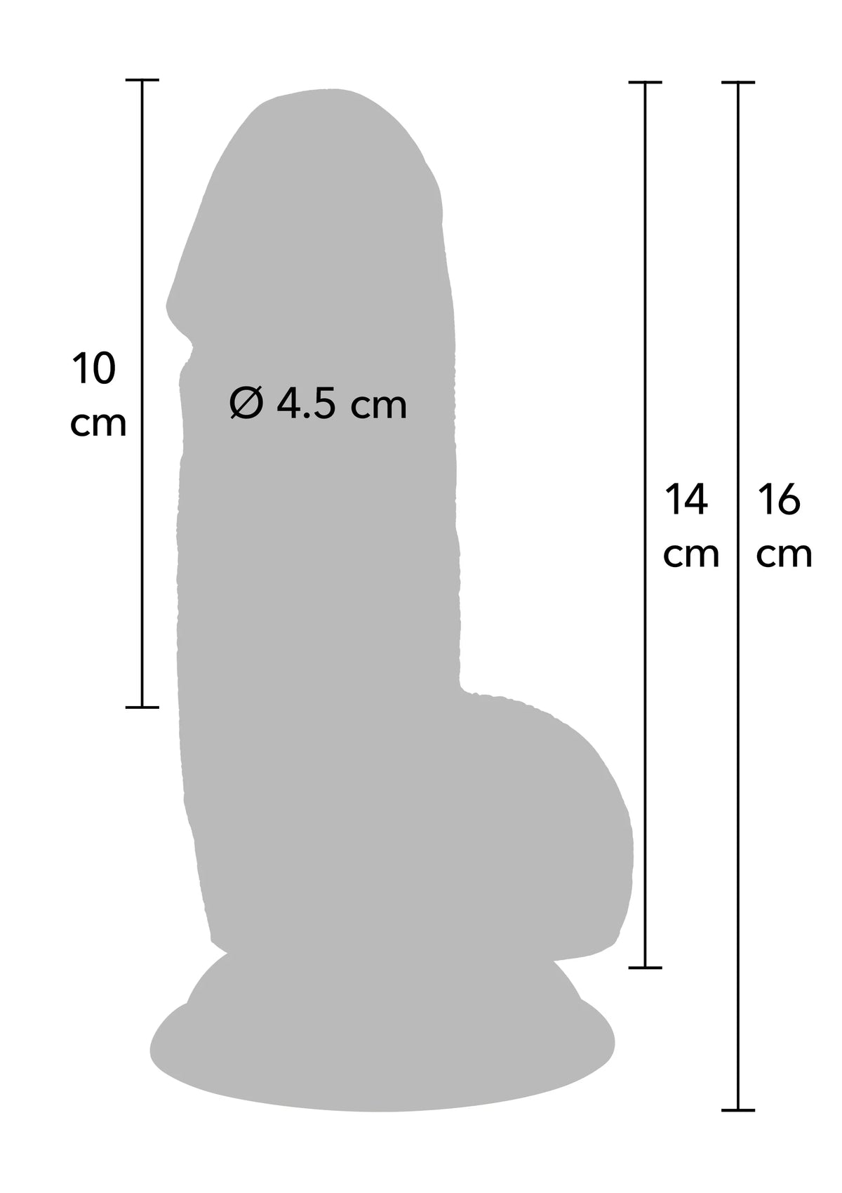 Bestel: Realistic Dildo PVC 14 cm by Hidden Desire - bij Happytoys.nl, happytoys.be, Happytoys.ae: erotische sex webshop | liever Happy dan Easy ⭐⭐⭐⭐⭐