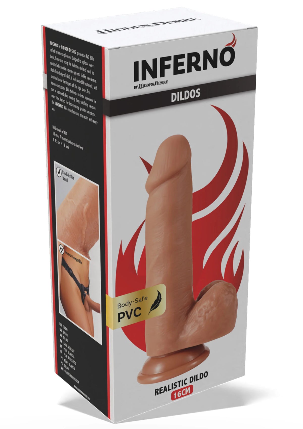Bestel: Realistic Dildo PVC 16 cm by Hidden Desire - bij Happytoys.nl, happytoys.be, Happytoys.ae: erotische sex webshop | liever Happy dan Easy ⭐⭐⭐⭐⭐