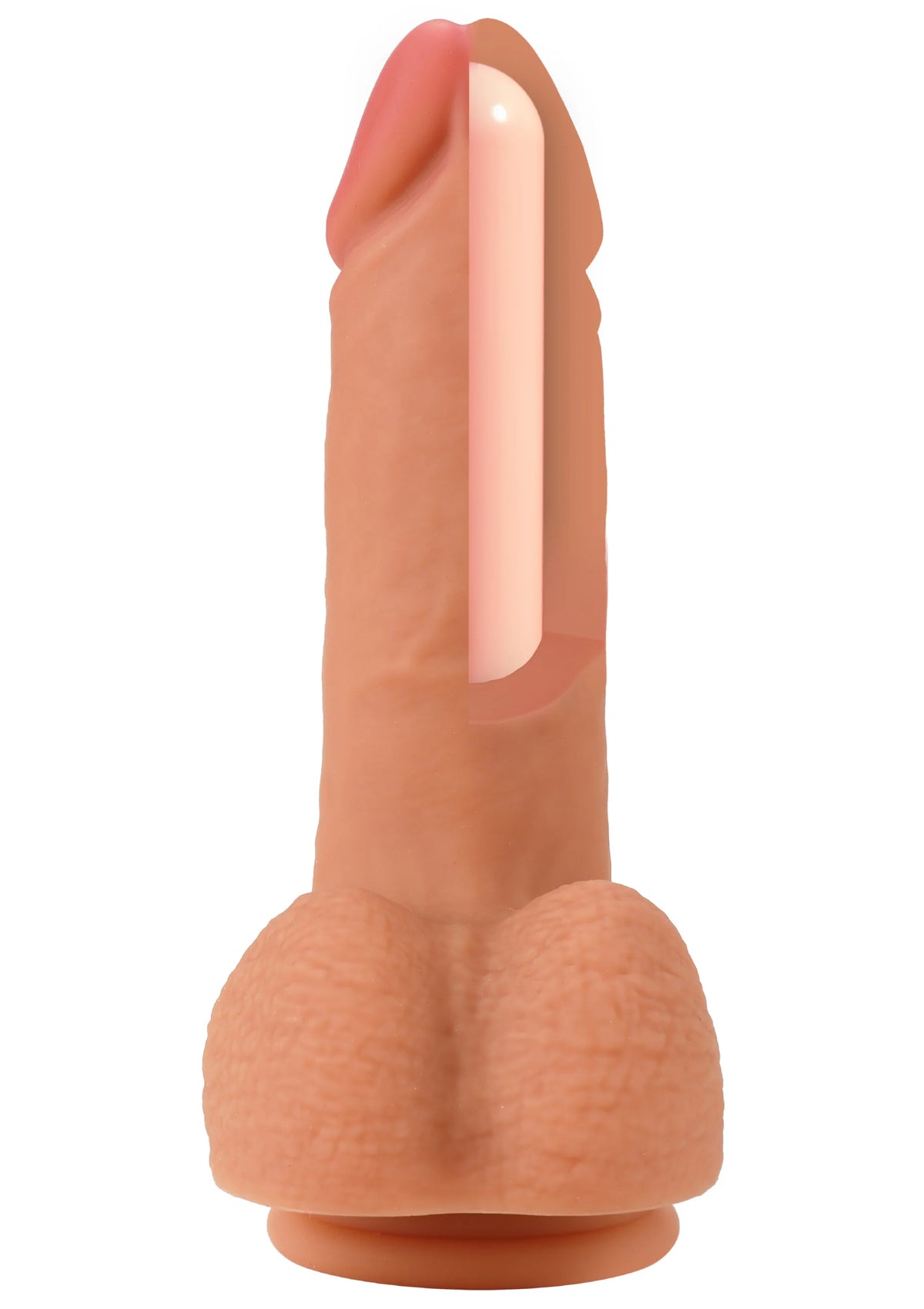 Bestel: Realistic Dildo Liquid Silicone 16 cm by Hidden Desire - bij Happytoys.nl, happytoys.be, Happytoys.ae: erotische sex webshop | liever Happy dan Easy ⭐⭐⭐⭐⭐