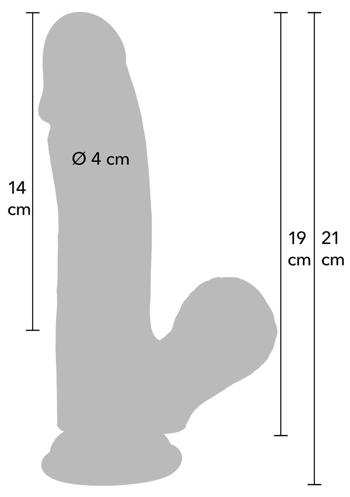 Bestel: Realistic Dildo Liquid Silicone 19 cm by Hidden Desire - bij Happytoys.nl, happytoys.be, Happytoys.ae: erotische sex webshop | liever Happy dan Easy ⭐⭐⭐⭐⭐
