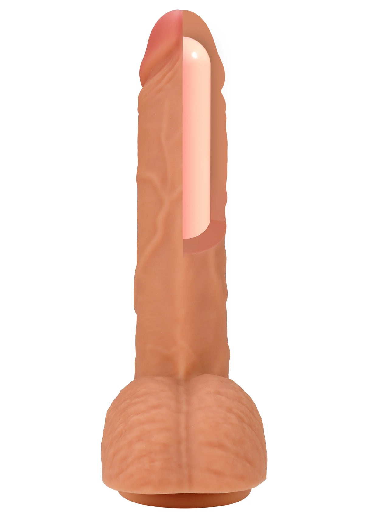 Bestel: Realistic Dildo Liquid Silicone 23 cm by Hidden Desire - bij Happytoys.nl, happytoys.be, Happytoys.ae: erotische sex webshop | liever Happy dan Easy ⭐⭐⭐⭐⭐