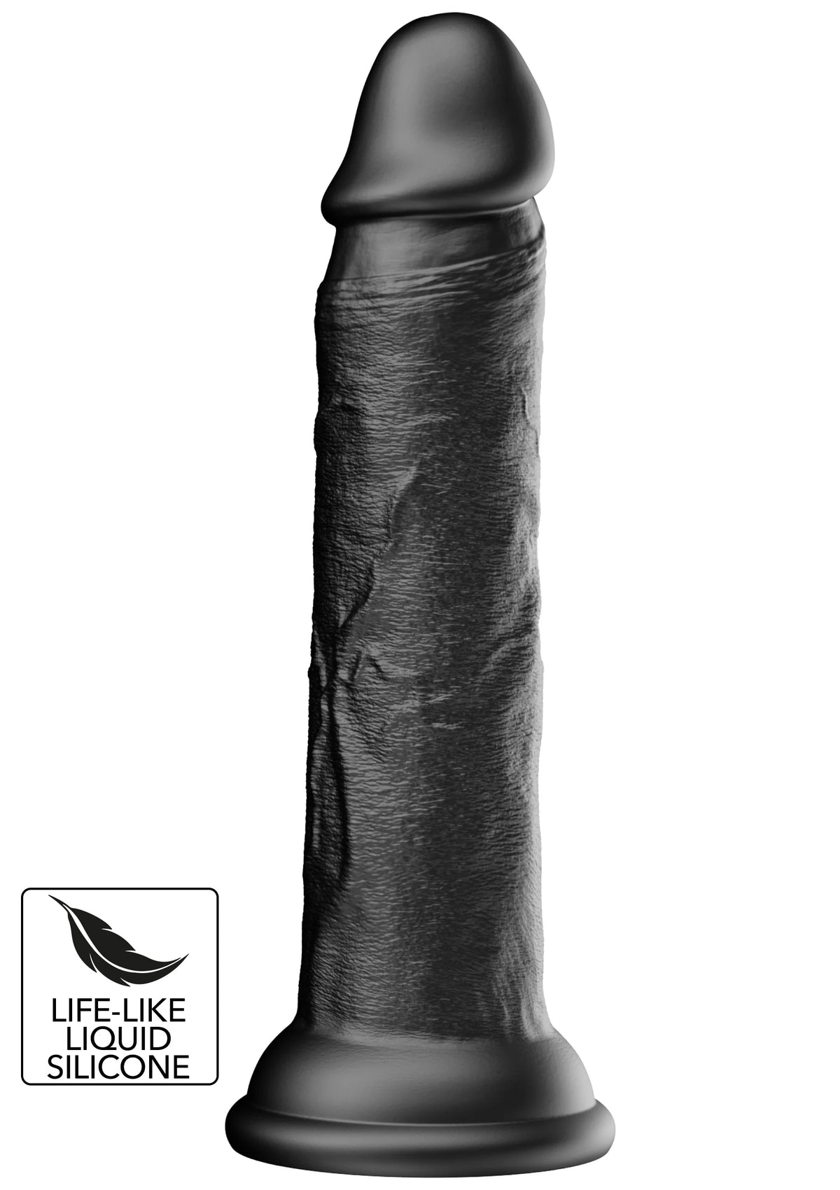 Bestel: Realistic Dong Liquid Silicone 23 cm by Hidden Desire - bij Happytoys.nl, happytoys.be, Happytoys.ae: erotische sex webshop | liever Happy dan Easy ⭐⭐⭐⭐⭐ - Zwart - 20714 - BLACK