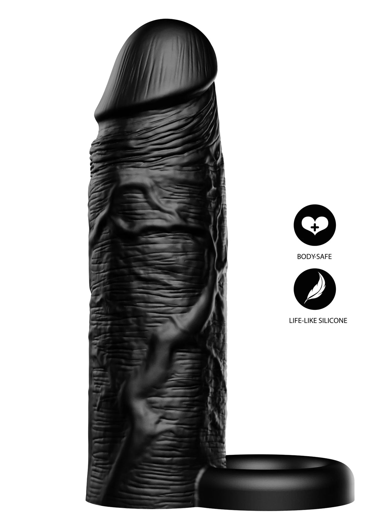 Bestel: Penis Sleeve Liquid Silicone Ring 15 cm by Hidden Desire Inferno - bij Happytoys.nl, happytoys.be, Happytoys.ae: erotische sex webshop | liever Happy dan Easy ⭐⭐⭐⭐⭐