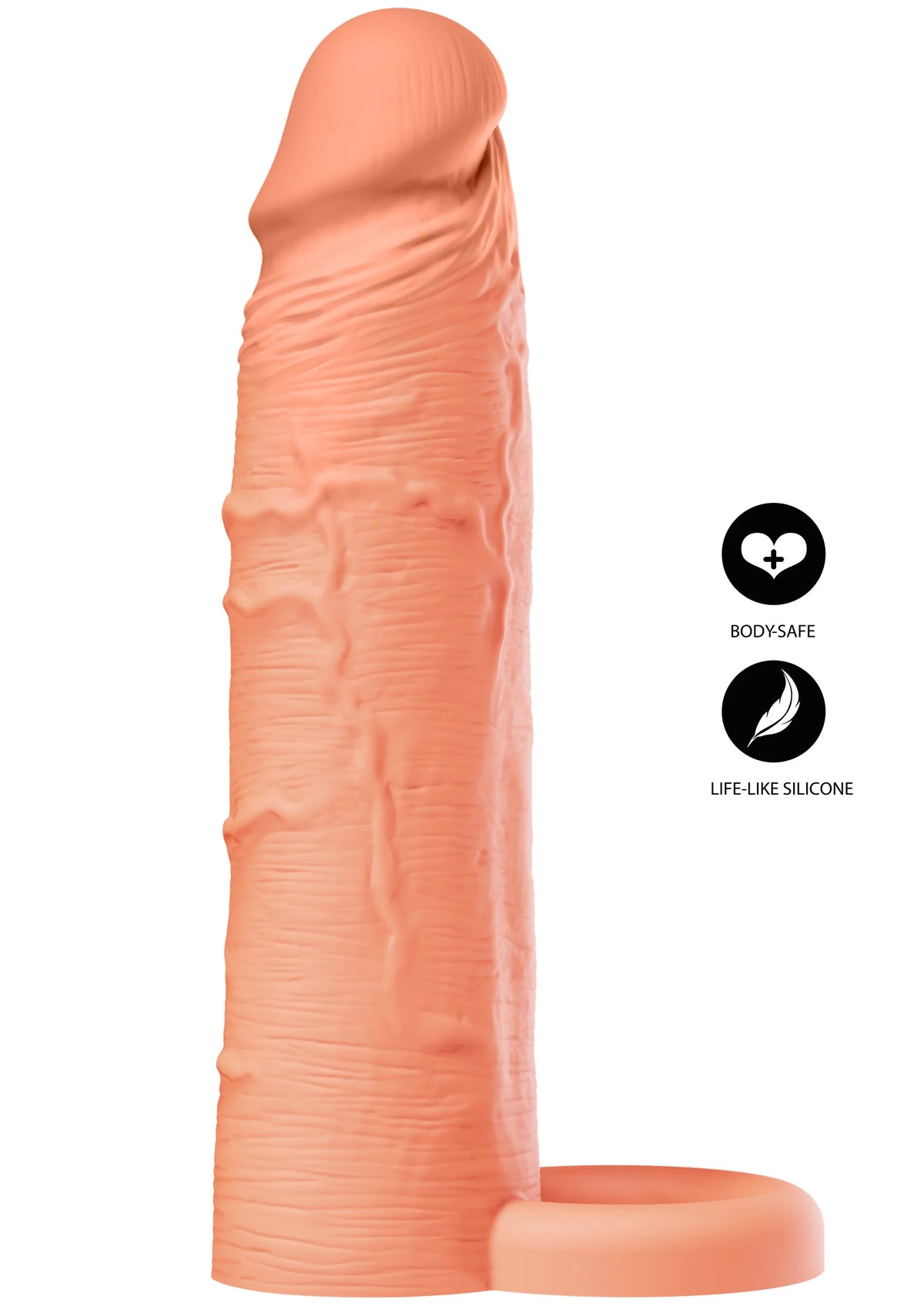 Bestel: Penis Sleeve Liquid Silicone Ring 18 cm - bij Happytoys.nl, happytoys.be, Happytoys.ae: erotische sex webshop | liever Happy dan Easy ⭐⭐⭐⭐⭐