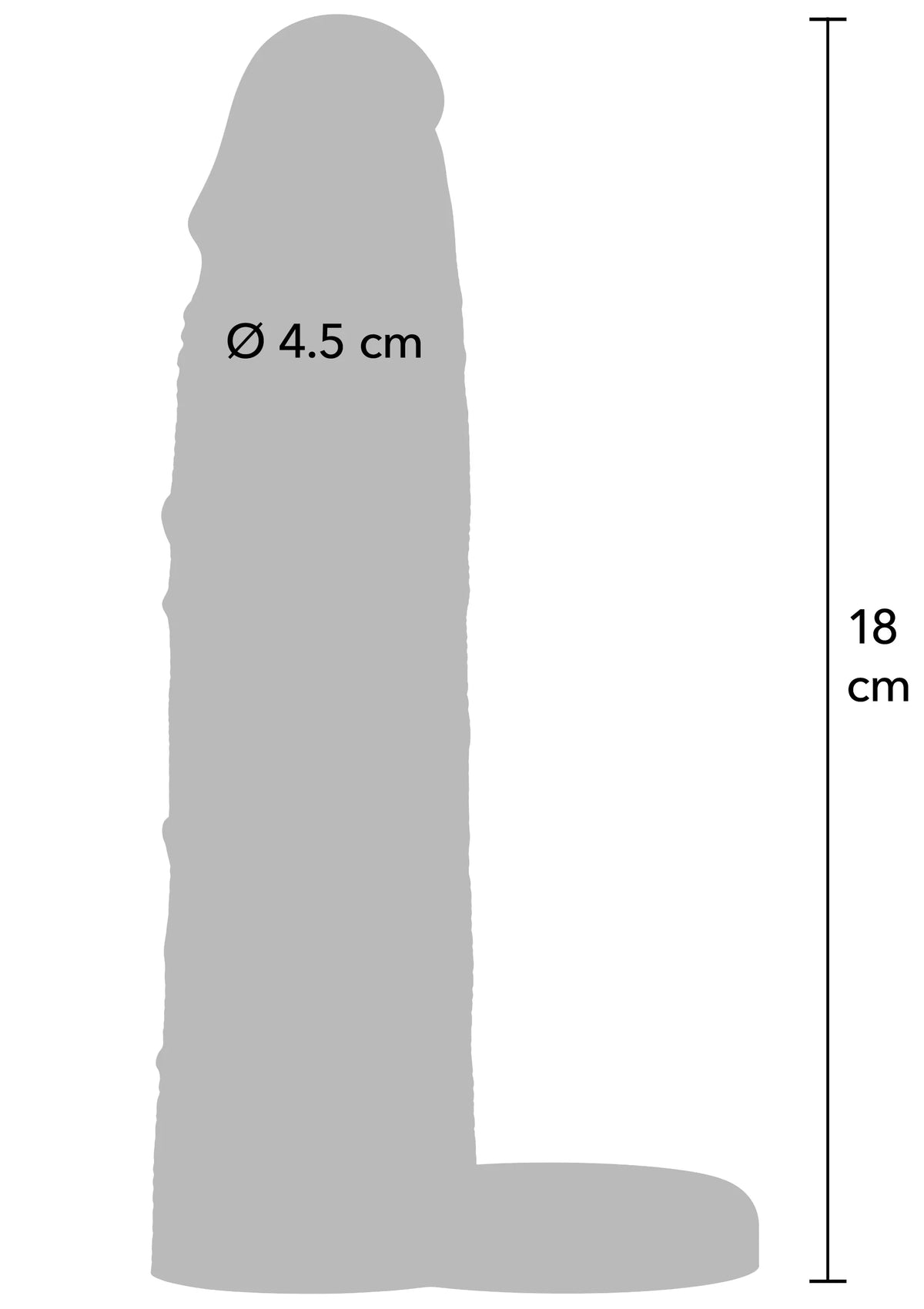 Bestel: Penis Sleeve Liquid Silicone Ring 18 cm - bij Happytoys.nl, happytoys.be, Happytoys.ae: erotische sex webshop | liever Happy dan Easy ⭐⭐⭐⭐⭐