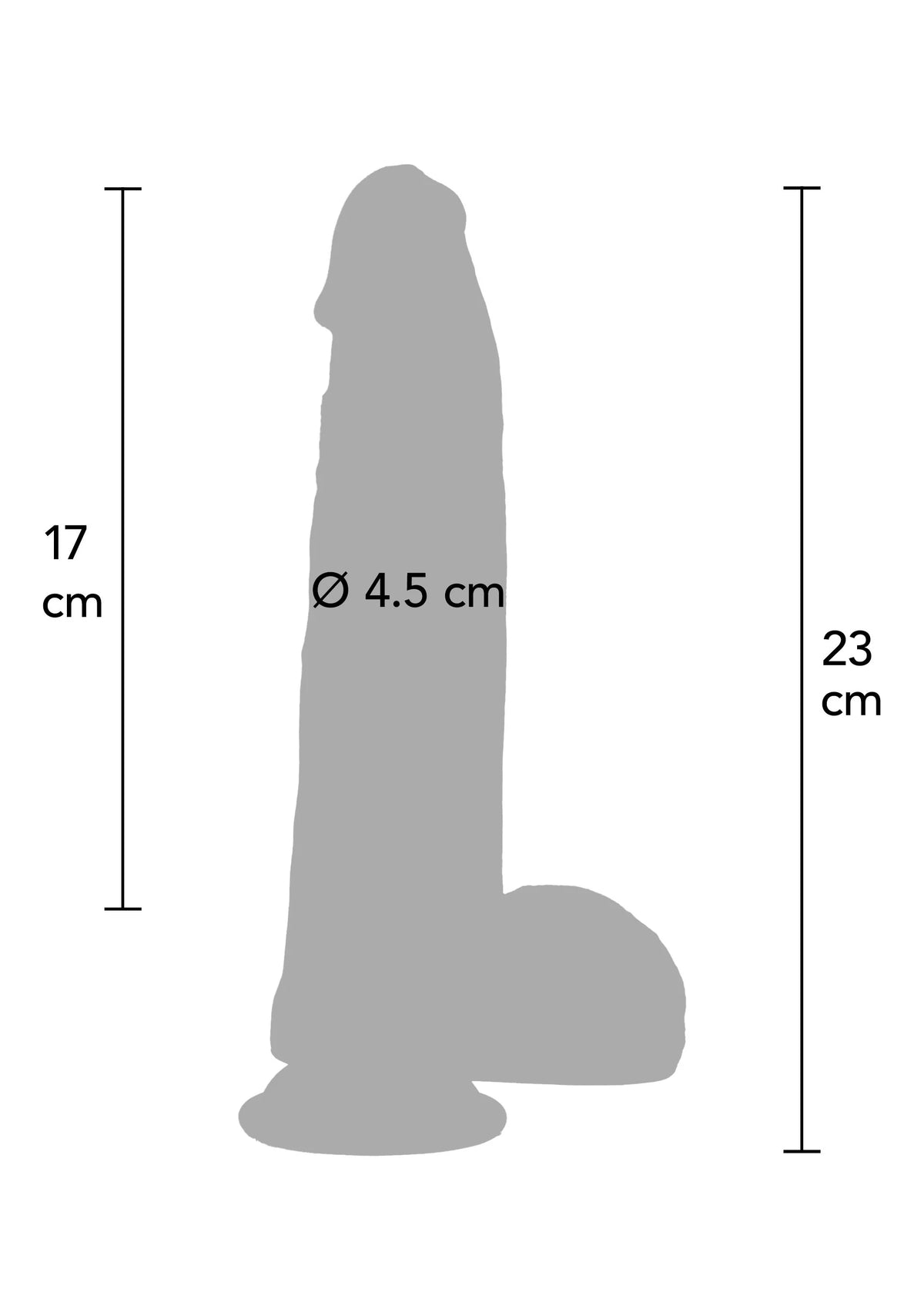 Bestel: Ultra Realistic Dildo Silicone 21 cm by Hidden Desire - bij Happytoys.nl, happytoys.be, Happytoys.ae: erotische sex webshop | liever Happy dan Easy âââââ
