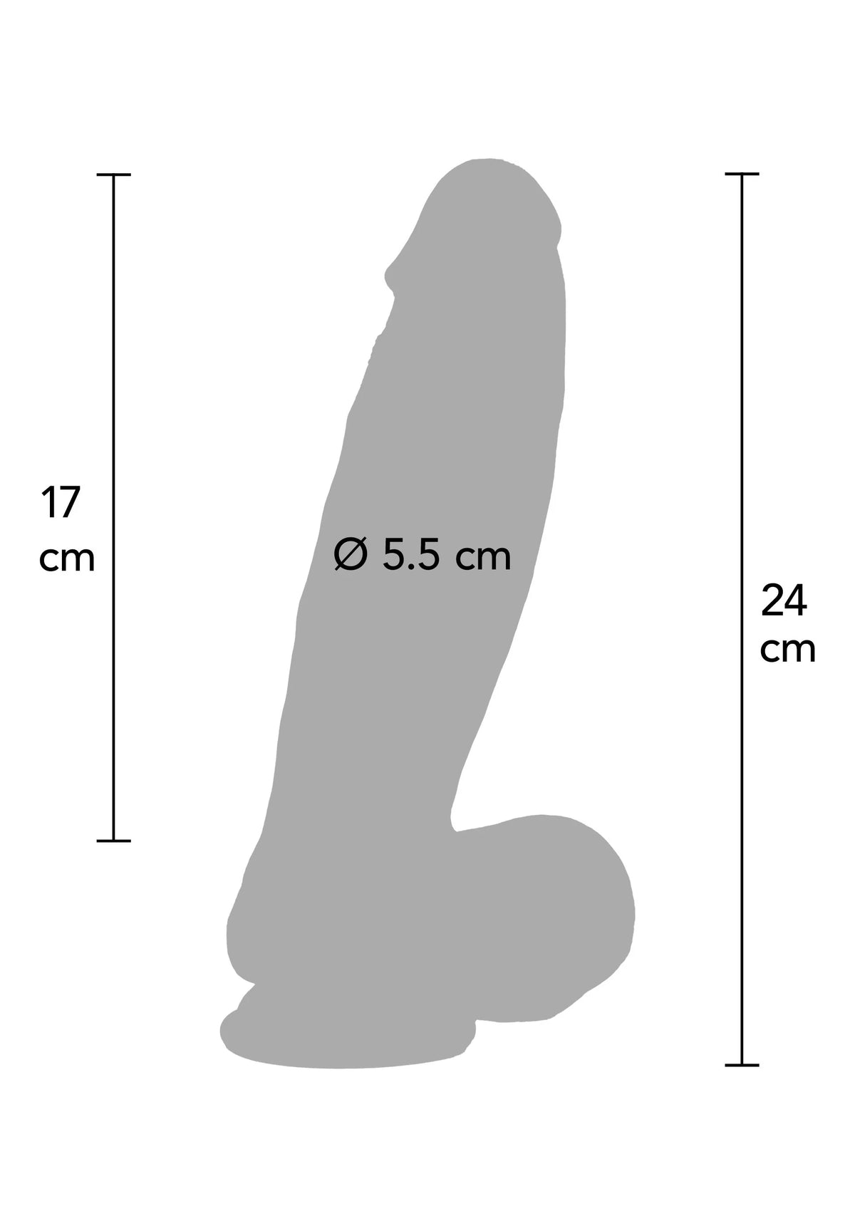 Bestel: Ultra Realistic Dildo Silicone 22 cm By Hidden Desire - bij Happytoys.nl, happytoys.be, Happytoys.ae: erotische sex webshop | liever Happy dan Easy âââââ