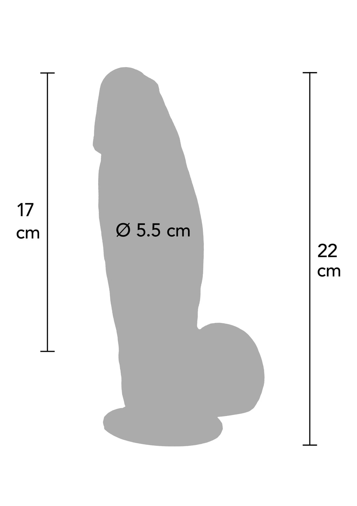 Bestel: Ultra Realistic Dildo Silicone 22 cm by Hidden Desire - bij Happytoys.nl, happytoys.be, Happytoys.ae: erotische sex webshop | liever Happy dan Easy âââââ