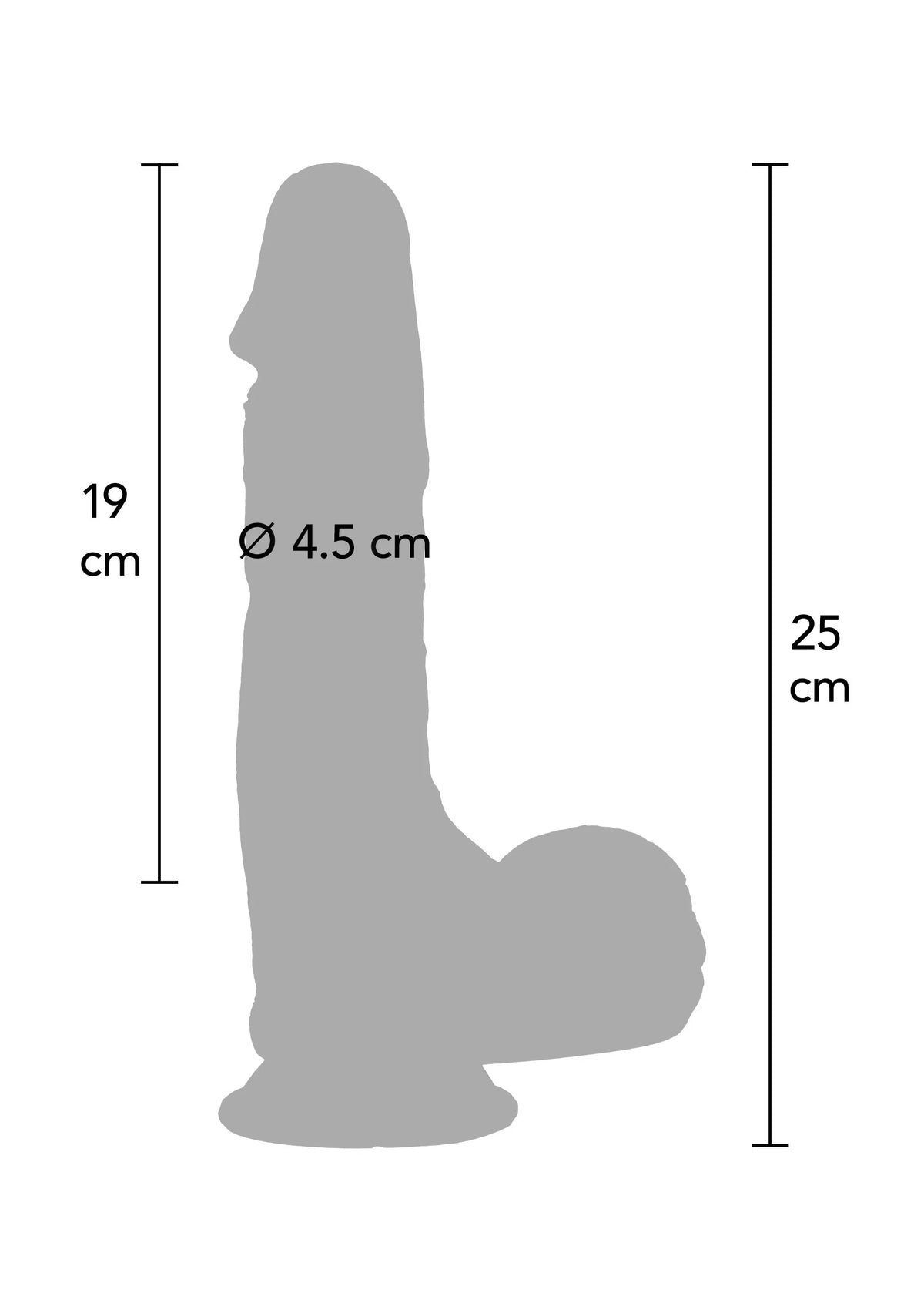 Bestel: Ultra Realistic Dildo Silicone 23 cm by Hidden Desire - bij Happytoys.nl, happytoys.be, Happytoys.ae: erotische sex webshop | liever Happy dan Easy ⭐⭐⭐⭐⭐