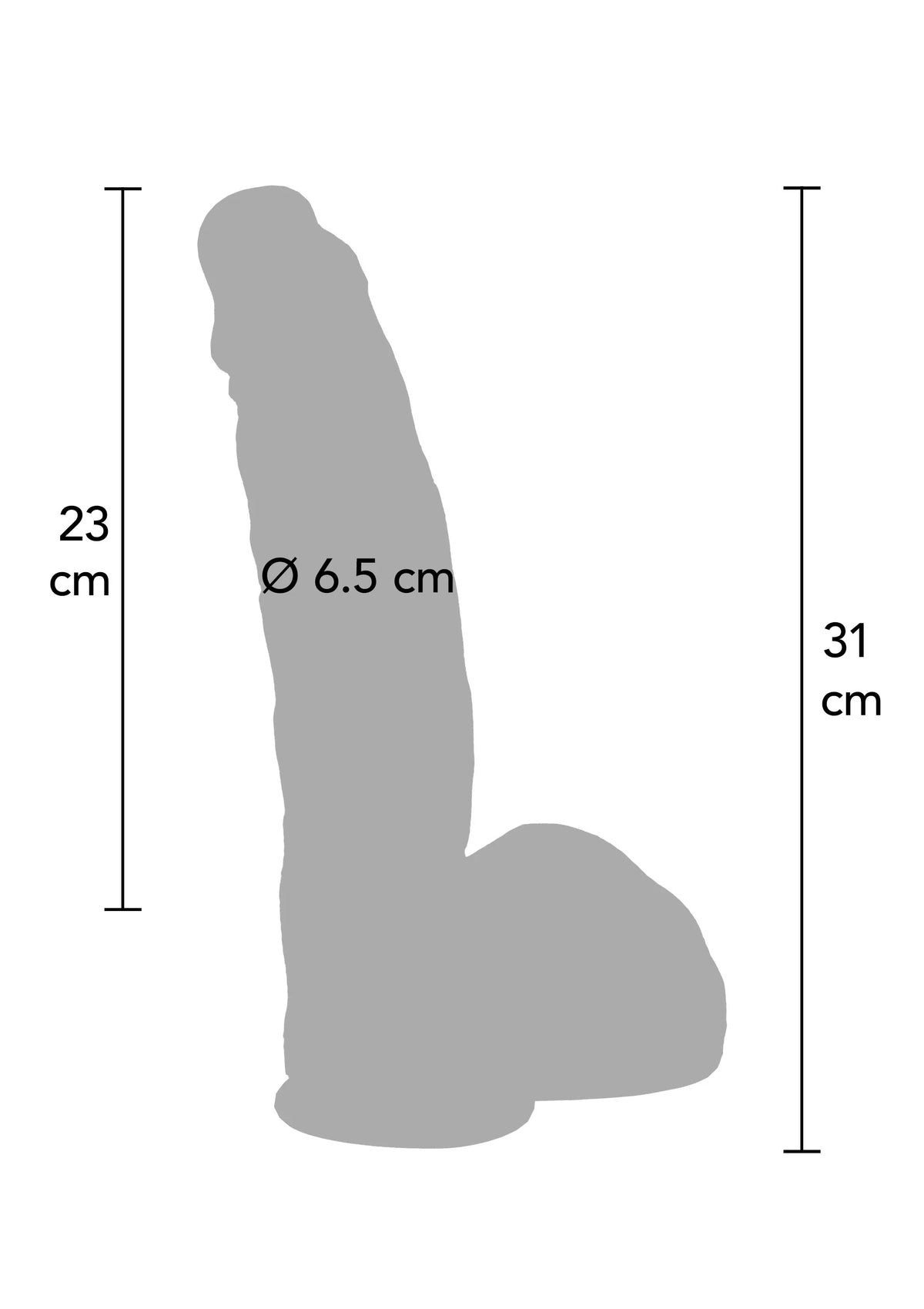 Bestel: Ultra Realistic Dildo Silicone 29 cm by Hidden Desire - bij Happytoys.nl, happytoys.be, Happytoys.ae: erotische sex webshop | liever Happy dan Easy âââââ