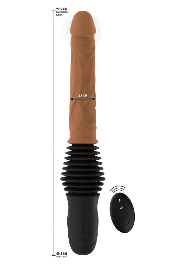 Bestel: Realistic Double Thrusting Vibrator by Hidden Desire Inferno - bij Happytoys.nl, happytoys.be, Happytoys.ae: erotische sex webshop | liever Happy dan Easy âââââ