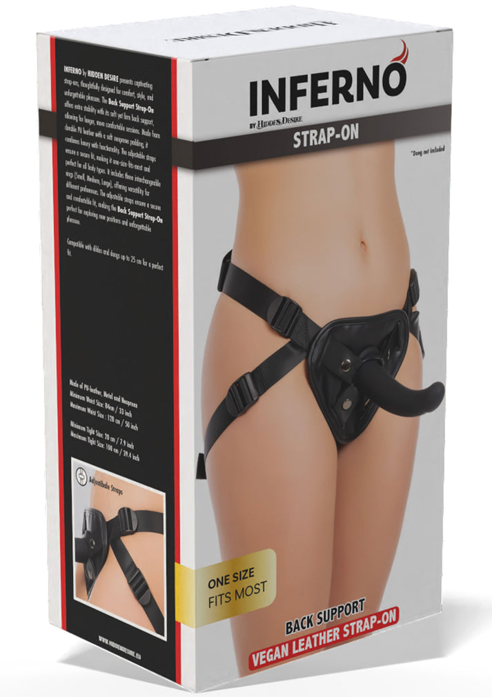 Bestel: Back Support Strap - On by Hidden Desire Inferno - bij Happytoys.nl, happytoys.be, Happytoys.ae: erotische sex webshop | liever Happy dan Easy ⭐⭐⭐⭐⭐