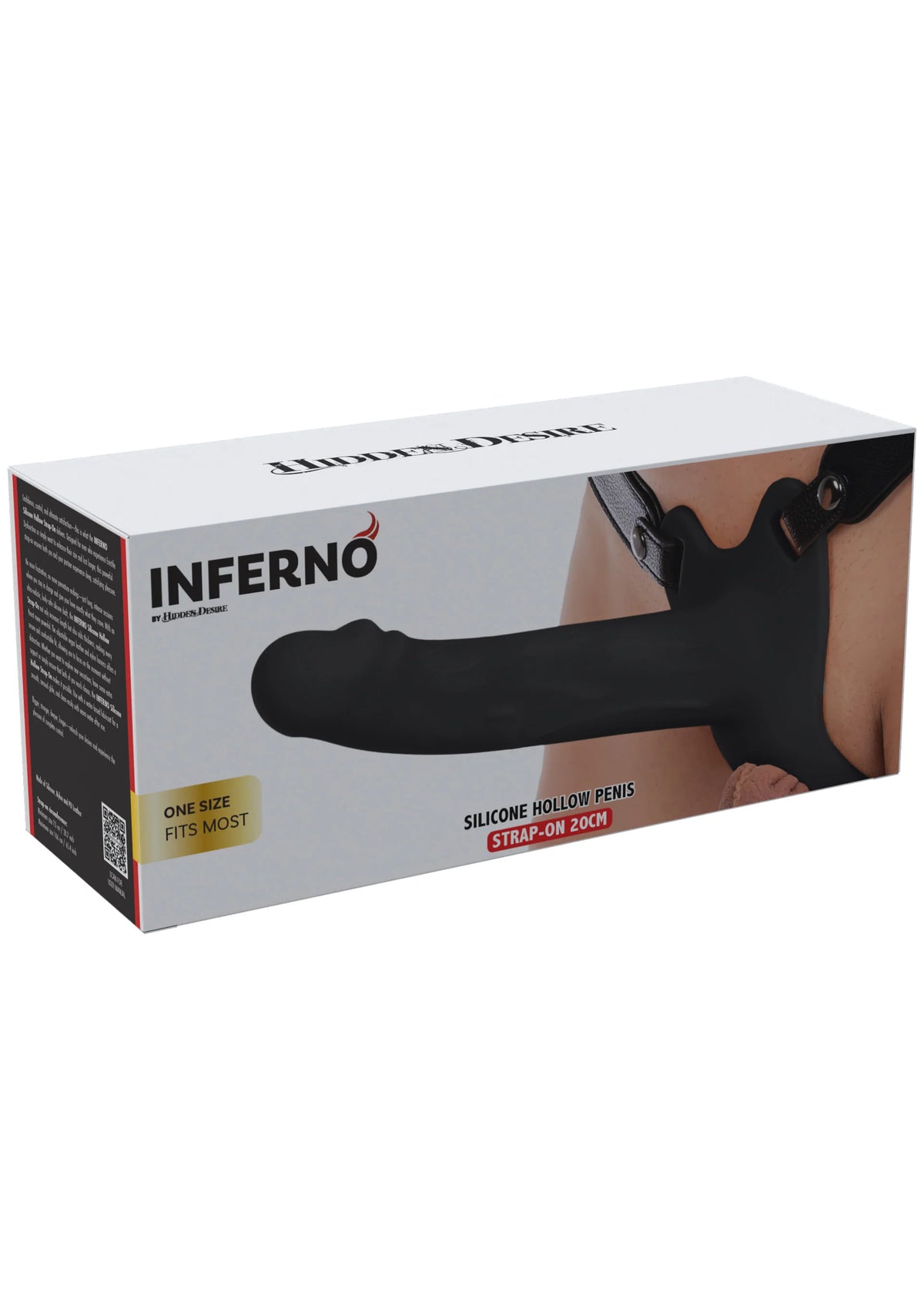 Bestel: Hollow Penis Strapon 20cm Black by Hidden Desire - bij Happytoys.nl, happytoys.be, Happytoys.ae: erotische sex webshop | liever Happy dan Easy âââââ