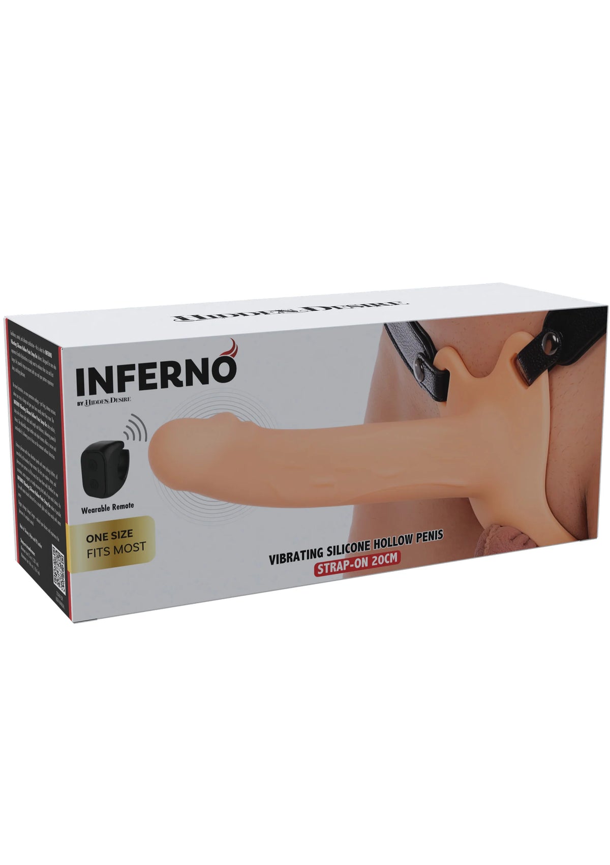 Bestel: Hollow Penis Strapon Vibrating 20cm Black by Hidden Desire - bij Happytoys.nl, happytoys.be, Happytoys.ae: erotische sex webshop | liever Happy dan Easy ⭐⭐⭐⭐⭐