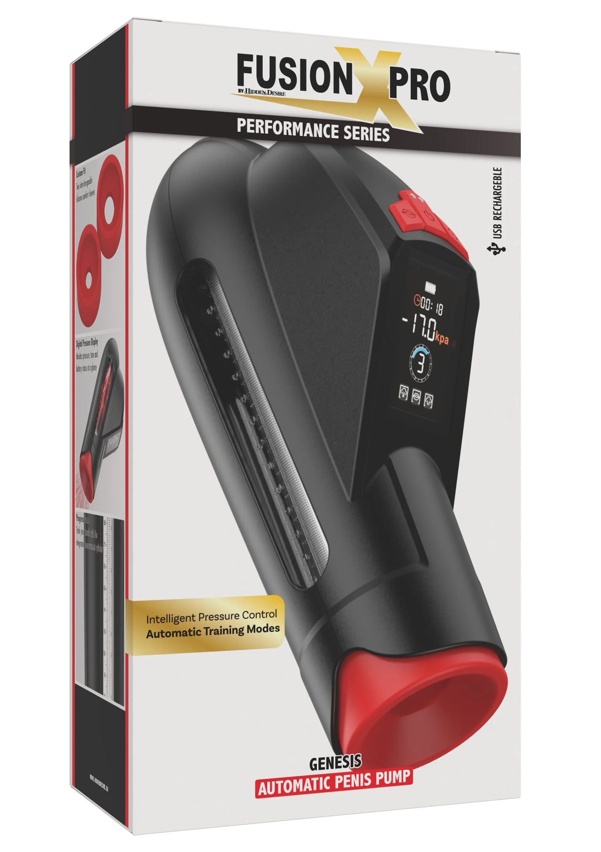 Bestel: Genesis Automatic Penis Pump by Hidden Desire Fusion X - bij Happytoys.nl, happytoys.be, Happytoys.ae: erotische sex webshop | liever Happy dan Easy âââââ