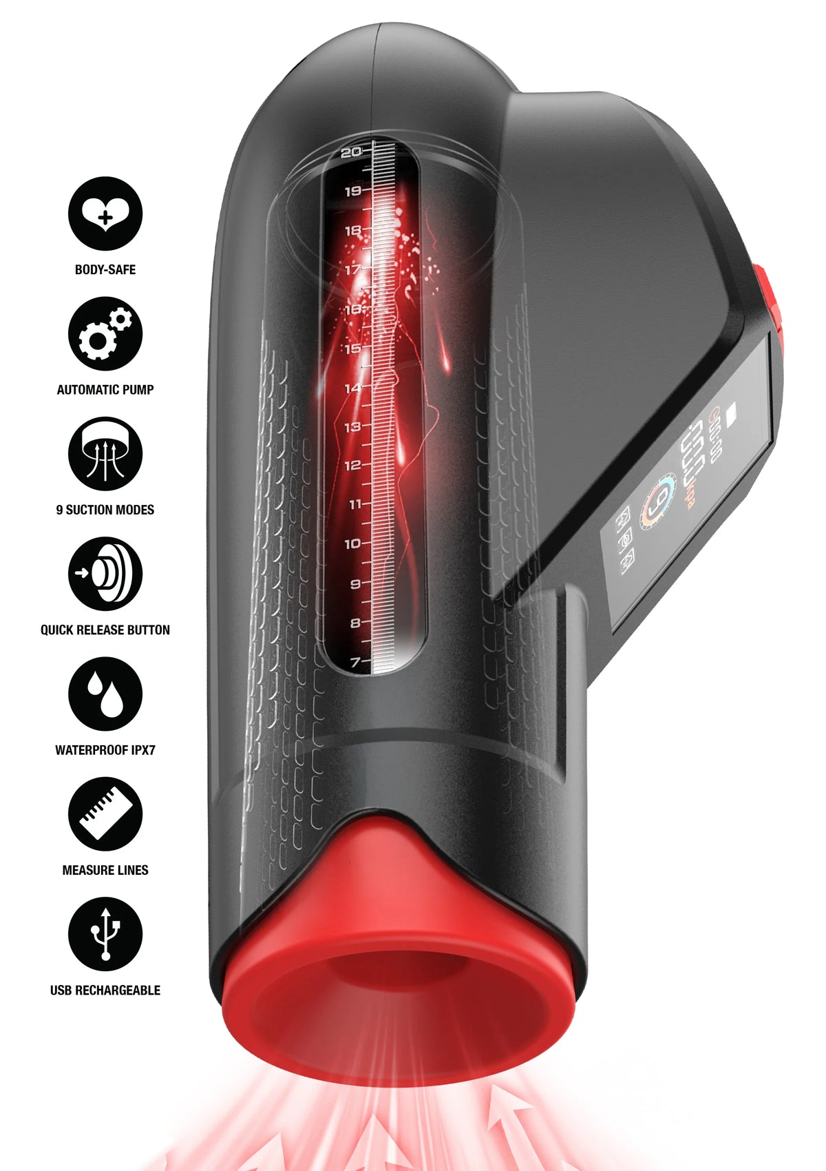 Bestel: Genesis Automatic Penis Pump by Hidden Desire Fusion X - bij Happytoys.nl, happytoys.be, Happytoys.ae: erotische sex webshop | liever Happy dan Easy âââââ