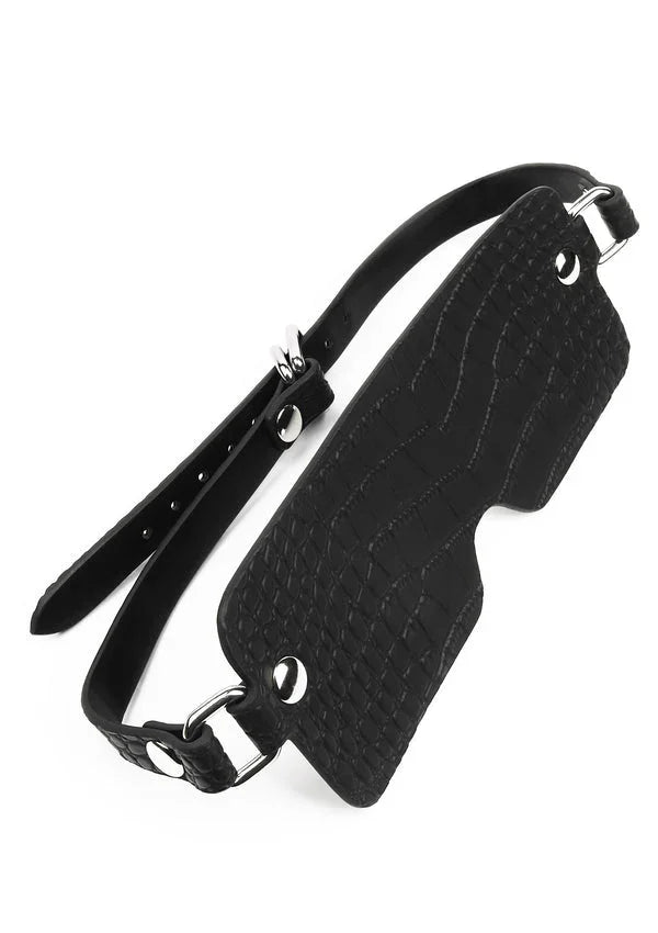 Bestel: Croc - Embossed Blindfold by Feros Avanza - bij Happytoys.nl, happytoys.be, Happytoys.ae: erotische sex webshop | liever Happy dan Easy âââââ