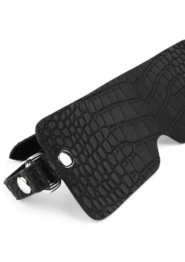 Bestel: Croc - Embossed Blindfold by Feros Avanza - bij Happytoys.nl, happytoys.be, Happytoys.ae: erotische sex webshop | liever Happy dan Easy âââââ