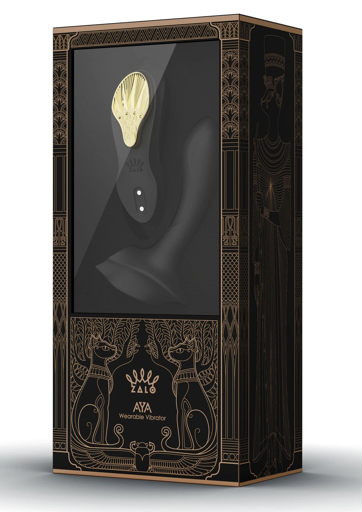 Bestel: Aya Wearable Vibrator Black by Zalo - bij Happytoys.nl, happytoys.be, Happytoys.ae: erotische sex webshop | liever Happy dan Easy ⭐⭐⭐⭐⭐