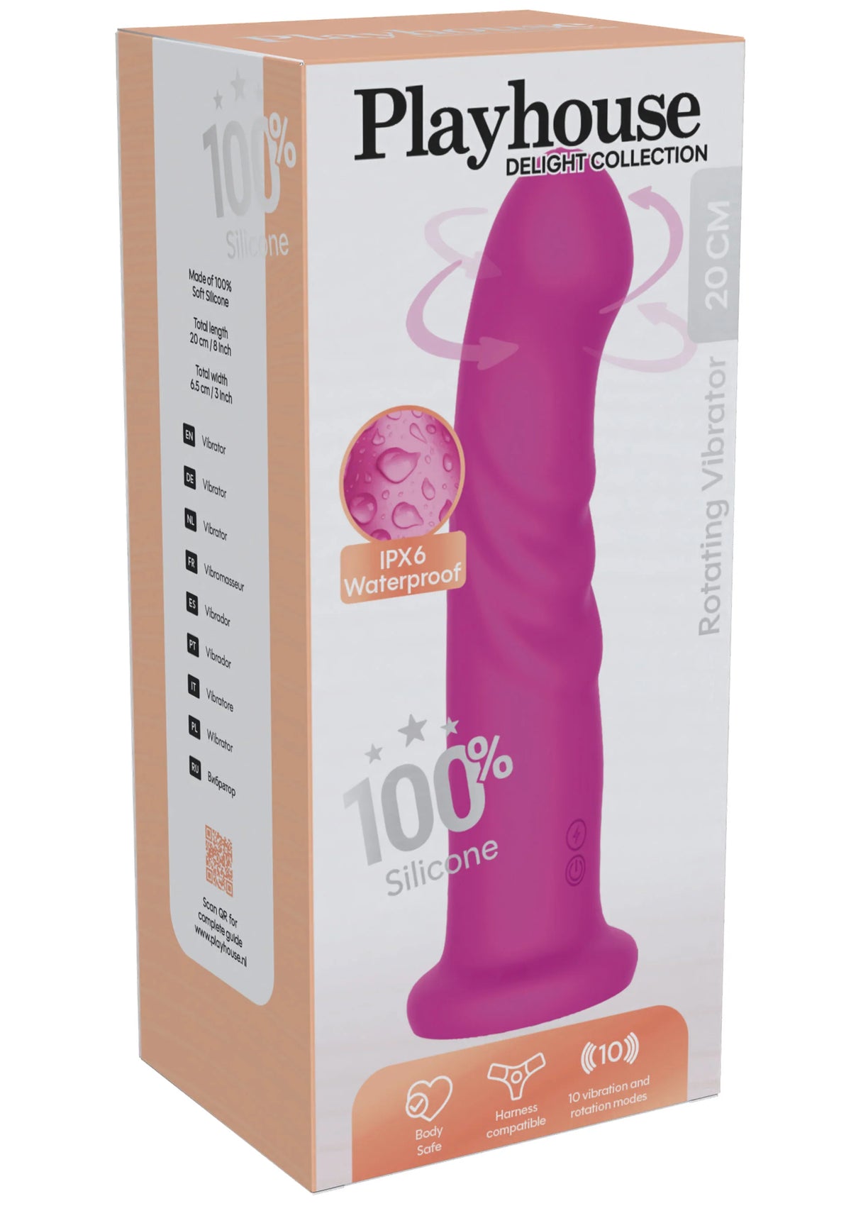 Bestel: Rotating Vibrator by Playhouse Delight - bij Happytoys.nl, happytoys.be, Happytoys.ae: erotische sex webshop | liever Happy dan Easy ⭐⭐⭐⭐⭐