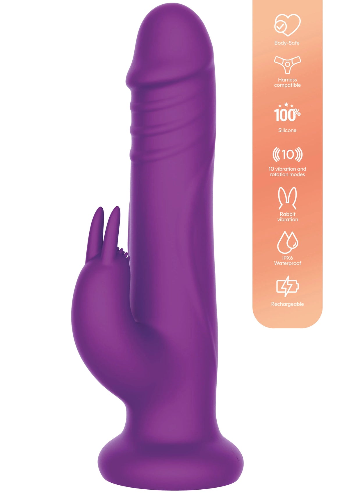 Bestel: Rotating Beads Rabbit Vibrator by Playhouse Delight - bij Happytoys: de erotische sex webshop | liever Happy dan Easy āāāāā