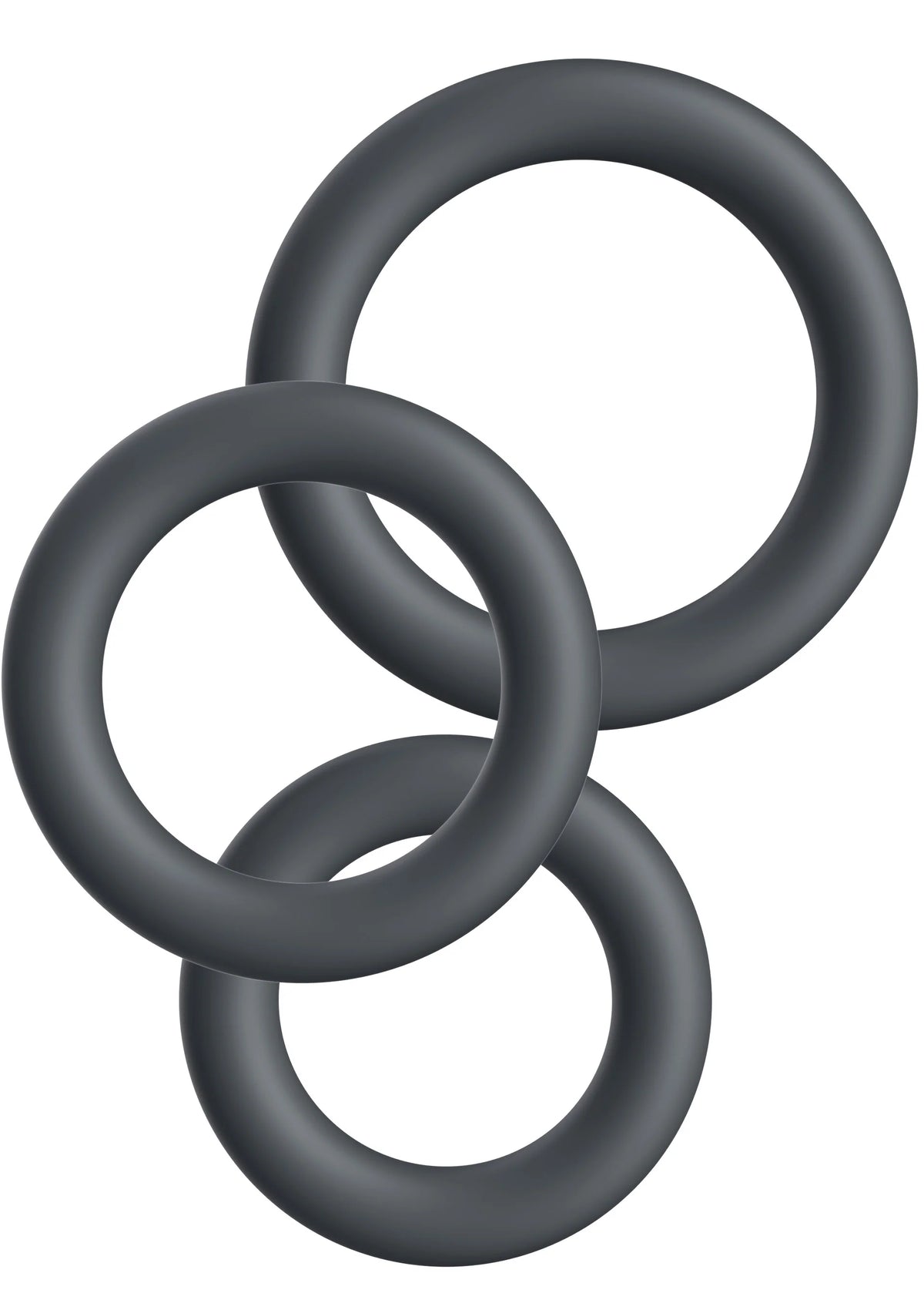 Bestel: Cock Ring Set 3pcs by Playhouse - bij Happytoys.nl, happytoys.be, Happytoys.ae: erotische sex webshop | liever Happy dan Easy āāāāā - Default Title - 25603 - GREY