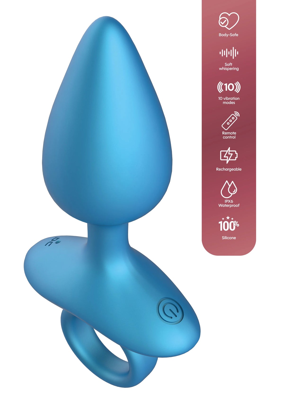 Bestel: Smooth Anal Plug Vibrating + Remote by Playhouse - bij Happytoys.nl, happytoys.be, Happytoys.ae: erotische sex webshop | liever Happy dan Easy âââââ