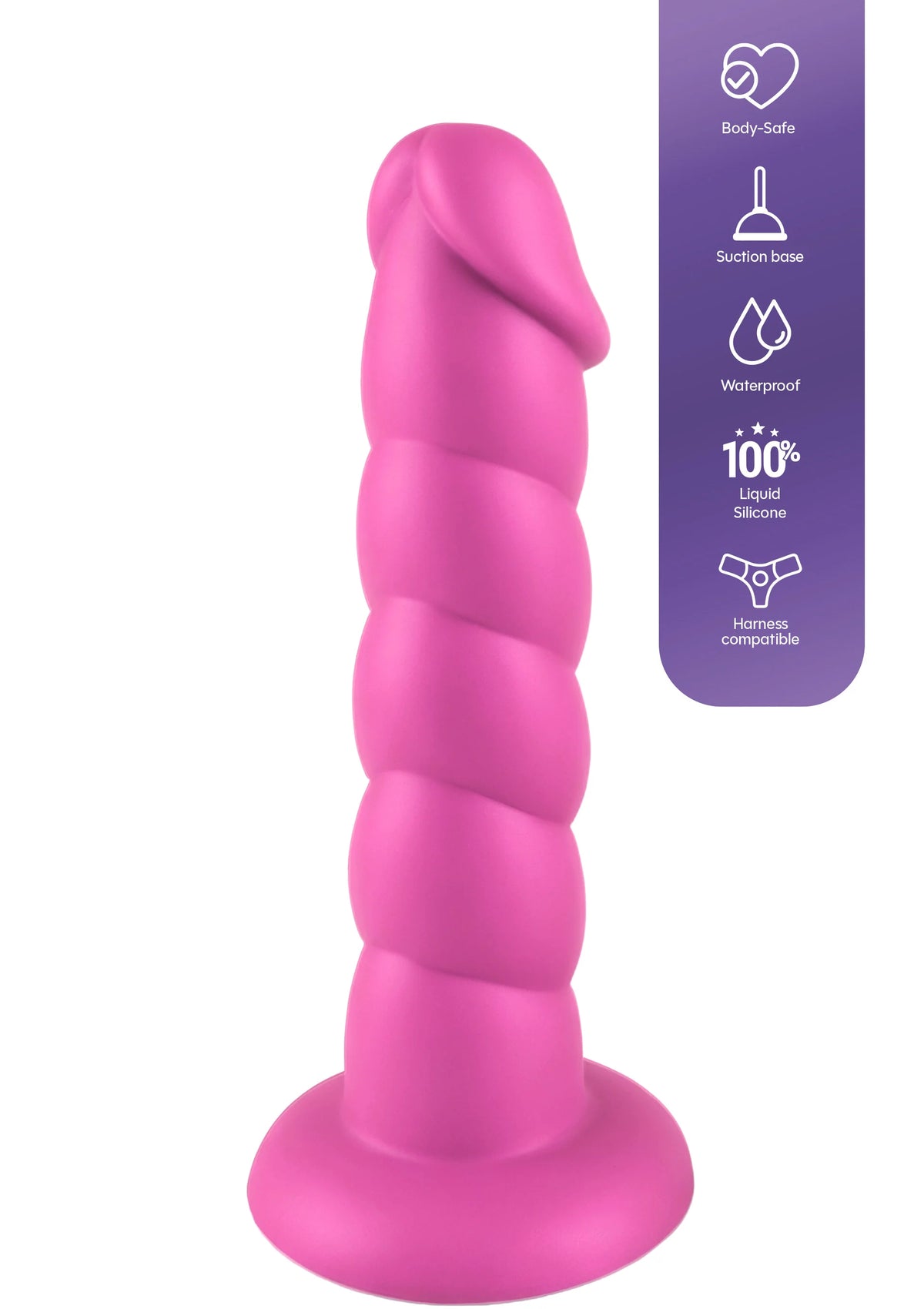 Bestel: Spiral Tease Dong Silicone M by Playhouse Rogue - dildo bij Happytoys.nl, happytoys.be, Happytoys.ae: erotische sex webshop | liever Happy dan Easy âââââ
