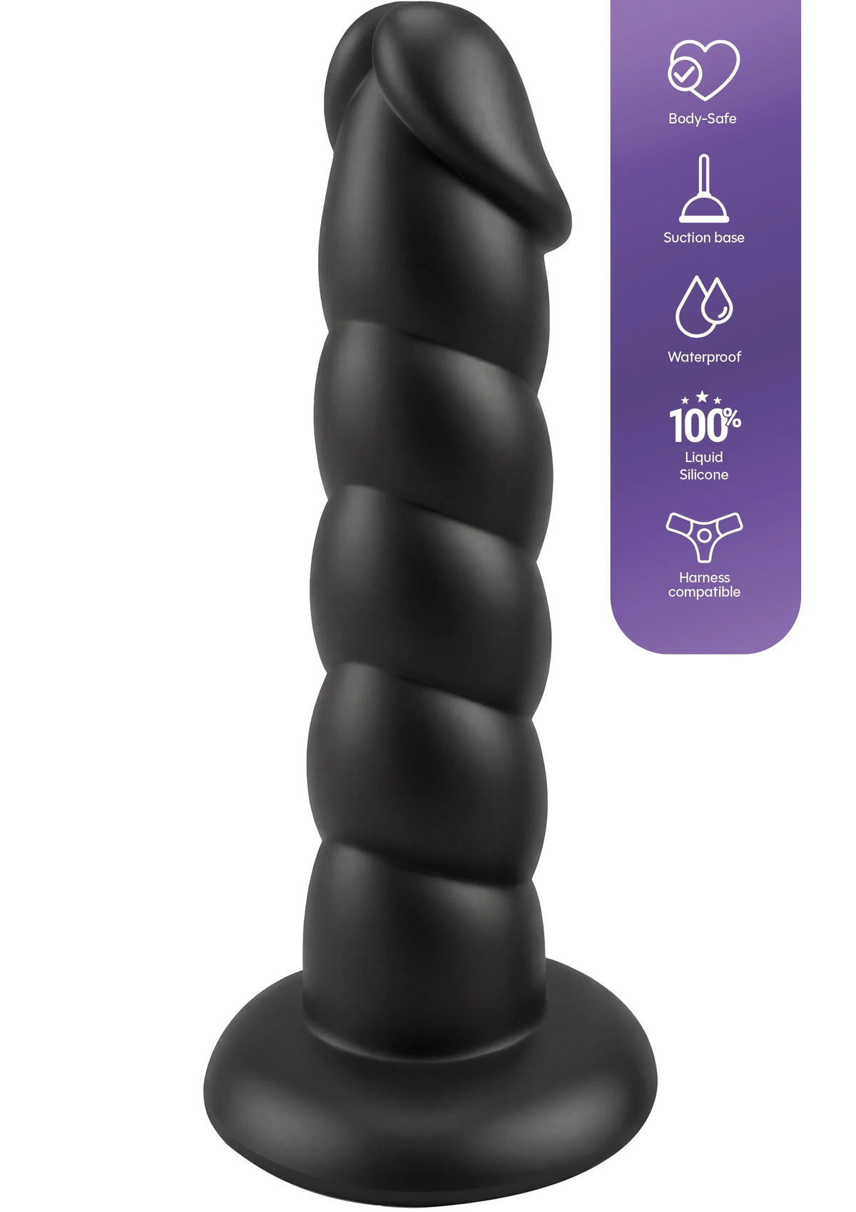 Bestel: Spiral Tease Dong Silicone XL by Playhouse Rogue - dildo bij Happytoys.nl, happytoys.be, Happytoys.ae: erotische sex webshop | liever Happy dan Easy âââââ