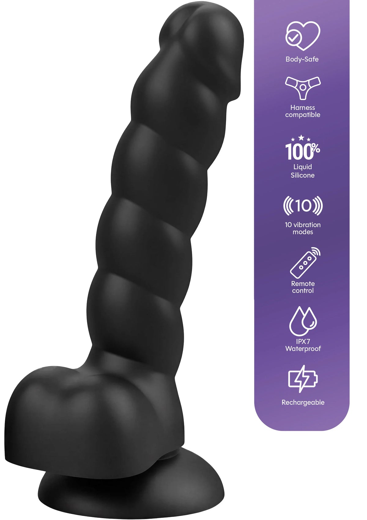 Bestel: Spiral Tease Vibrating Dildo Silicone XL by Playhouse Rogue - vibrators bij Happytoys.nl, happytoys.be, Happytoys.ae: erotische sex webshop | liever Happy dan Easy ⭐⭐⭐⭐⭐