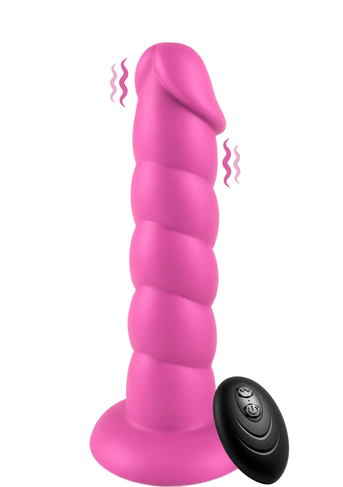 Bestel: Spiral Tease Vibrating Dong Silicone M by Playhouse Rogue - bij Happytoys.nl, happytoys.be, Happytoys.ae: erotische sex webshop | liever Happy dan Easy âââââ - Default Title - 25691 - PINK