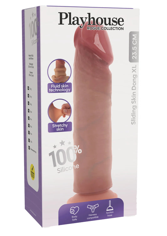 Bestel: Sliding Skin Dong Silicone XL by Playhouse Rogue - dildo bij Happytoys.nl, happytoys.be, Happytoys.ae: erotische sex webshop | liever Happy dan Easy ⭐⭐⭐⭐⭐