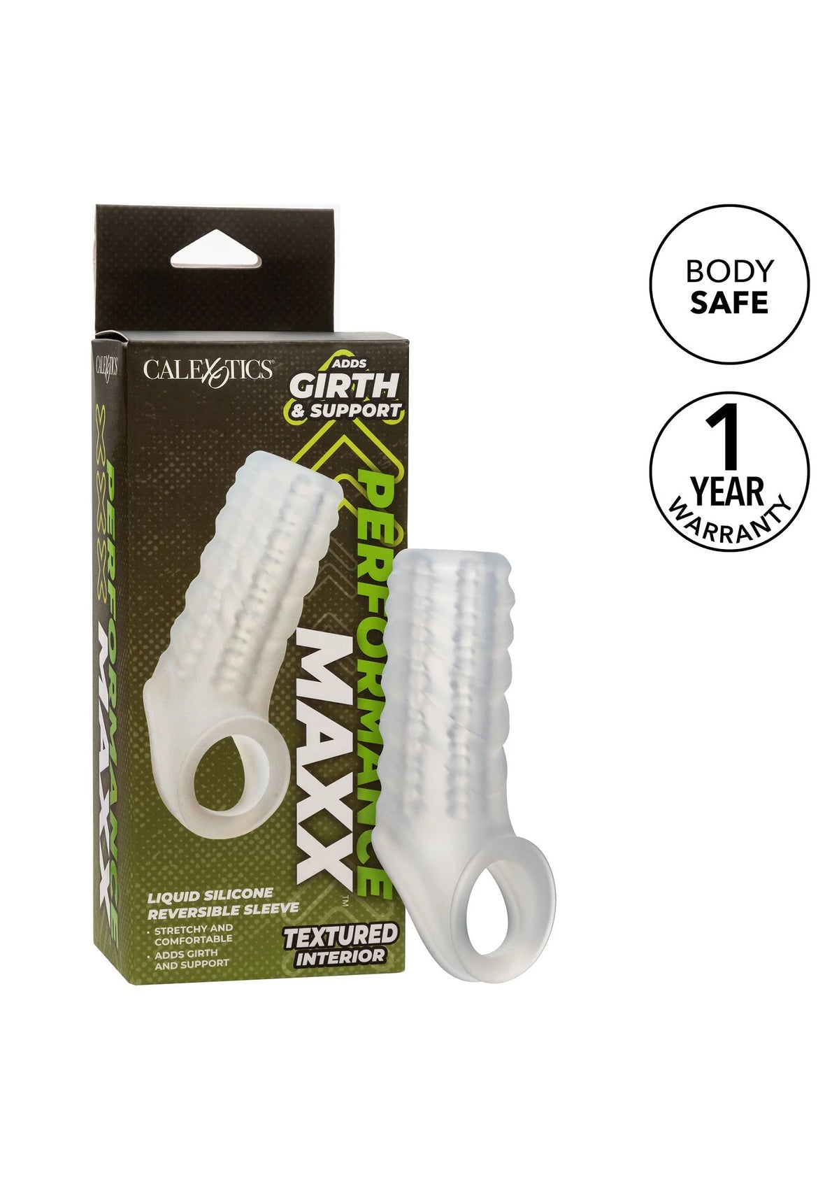 Bestel: Silicone Reversible Sleeve by CalExotics - bij Happytoys.nl, happytoys.be, Happytoys.ae: erotische sex webshop | liever Happy dan Easy âââââ