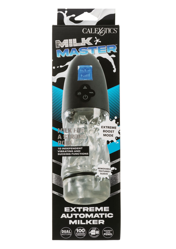 Bestel: Extreme Automatic Milker by CalExotics Milk Master - bij Happytoys.nl, happytoys.be, Happytoys.ae: erotische sex webshop | liever Happy dan Easy ⭐⭐⭐⭐⭐