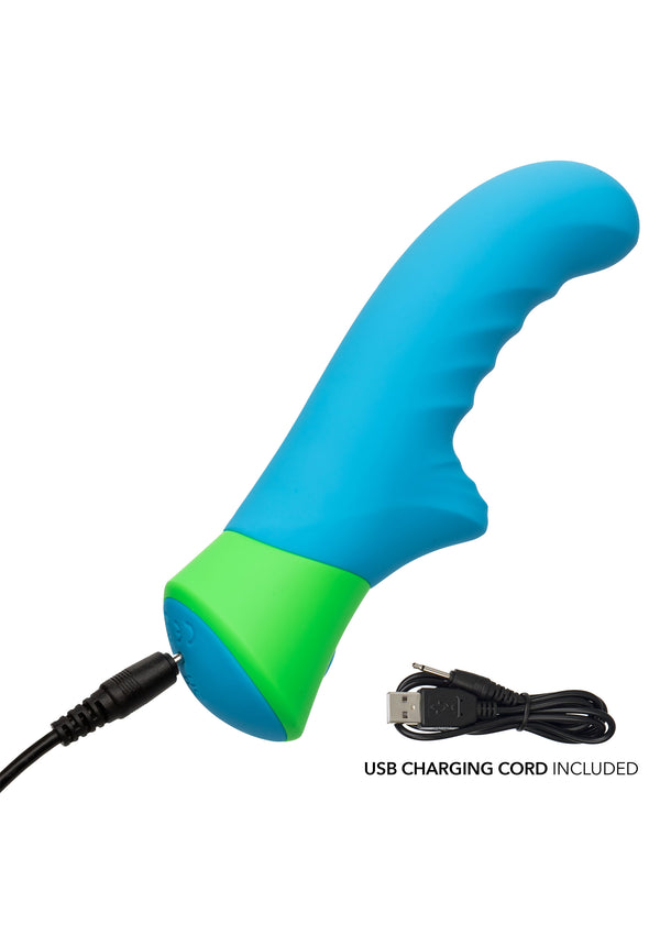 Bestel: Ridged - G Vibrator by CalExotics Rave - bij Happytoys.nl, happytoys.be, Happytoys.ae: erotische sex webshop | liever Happy dan Easy âââââ