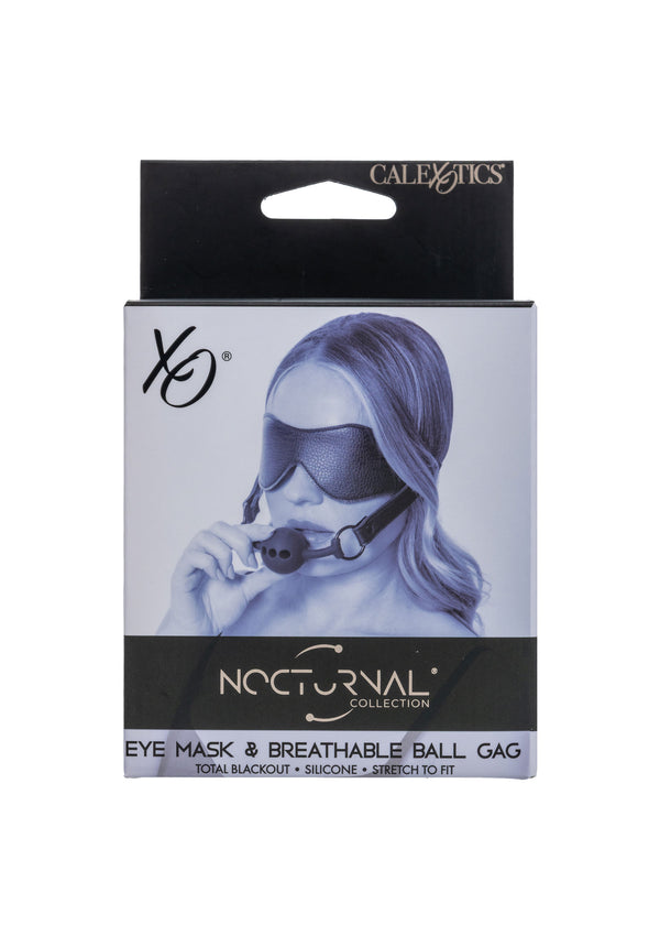 Bestel: Eye Mask & Breathable Ball Gag by CalExotics Nocturnal - bij Happytoys.nl, happytoys.be, Happytoys.ae: erotische sex webshop | liever Happy dan Easy âââââ