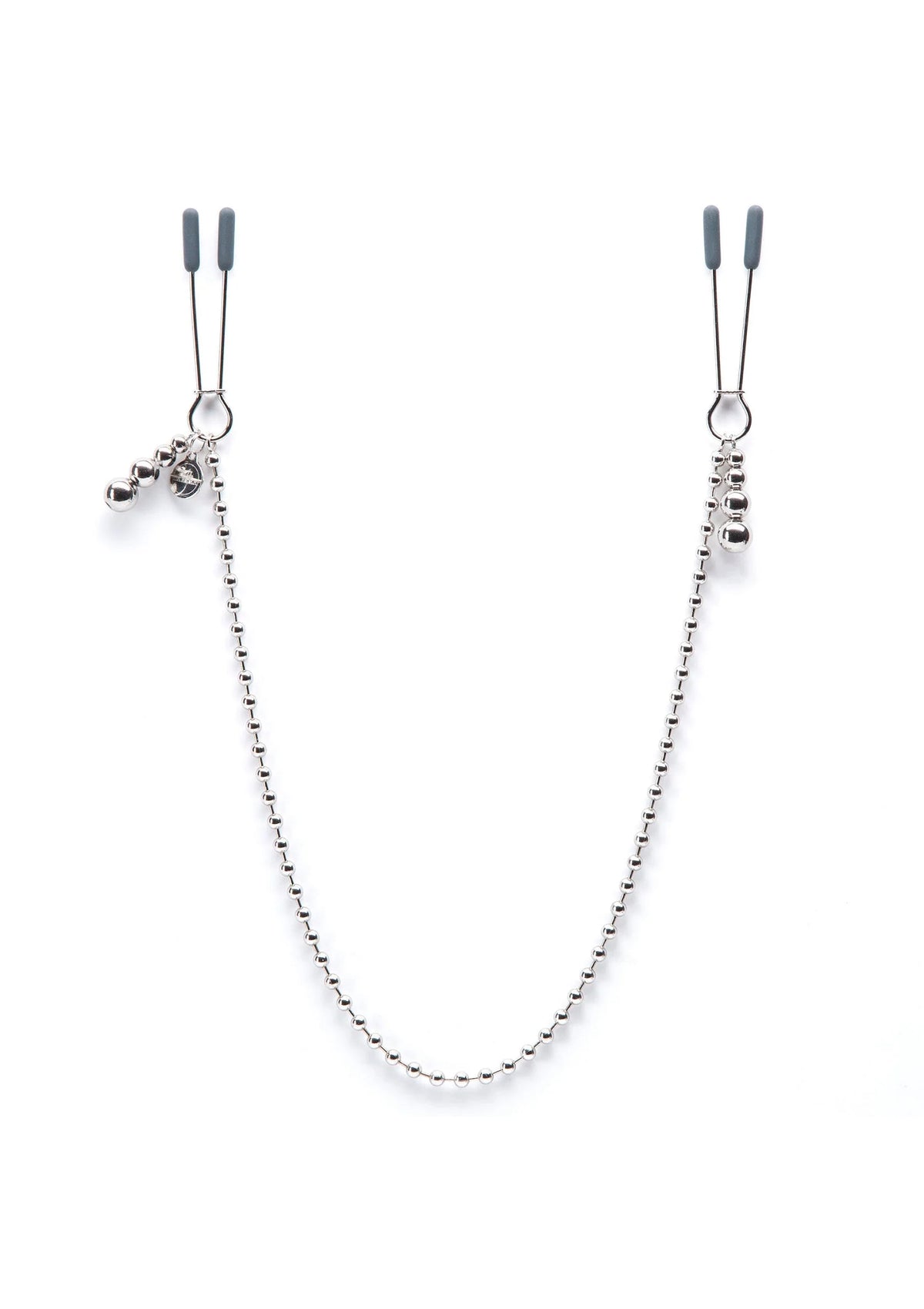 Bestel: At My Mercy Beaded Chain Nipple Clamps Fifty Shades Darker - bij Happytoys.nl, happytoys.be, Happytoys.ae: erotische sex webshop | liever Happy dan Easy ⭐⭐⭐⭐⭐ - Default Title - 29042 - SILVER