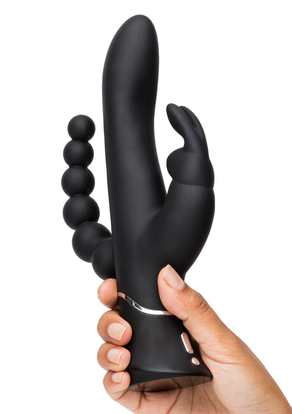 Bestel: Triple Curve Rabbit Vibrator by Happy Rabbit - bij Happytoys.nl, happytoys.be, Happytoys.ae: erotische sex webshop | liever Happy dan Easy âââââ
