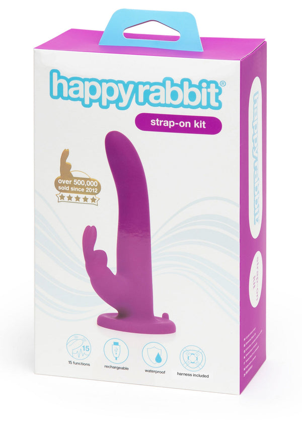 Bestel: Vibrating Strap On Harness Set by Happy Rabbit - bij Happytoys.nl, happytoys.be, Happytoys.ae: erotische sex webshop | liever Happy dan Easy ⭐⭐⭐⭐⭐