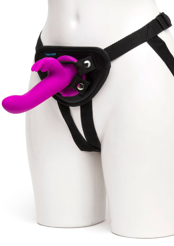 Bestel: Vibrating Strap On Harness Set by Happy Rabbit - bij Happytoys.nl, happytoys.be, Happytoys.ae: erotische sex webshop | liever Happy dan Easy ⭐⭐⭐⭐⭐